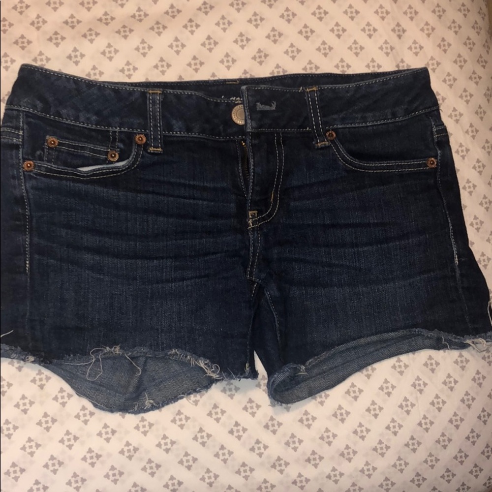 american eagle cut off jean shorts